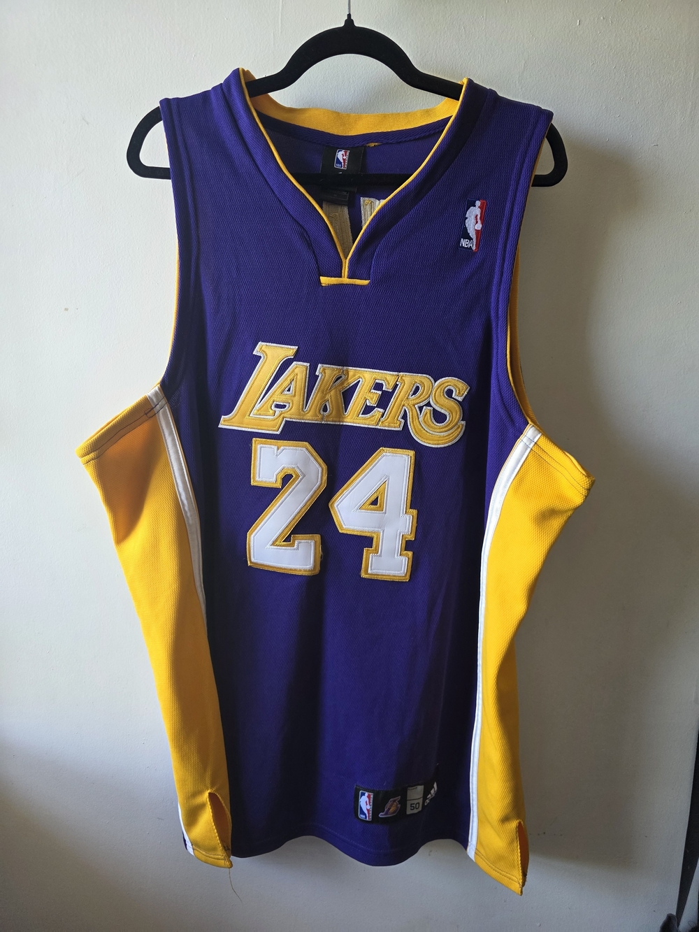 Los Angeles Lakers Kobe Bryant #24 Authentic Adidas Jersey NBA XL